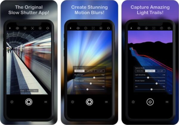 Slow shutter cam manual iphone camera app