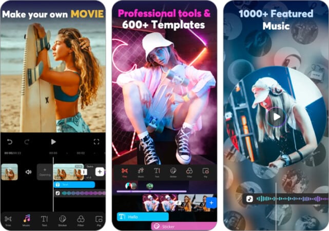 FilmoraGo Video Editor & Maker iOS app