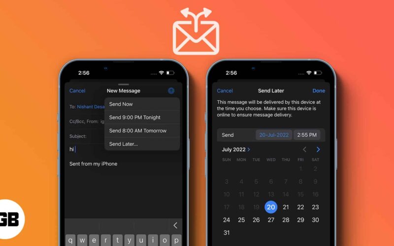 How to schedule emails on iphone ipad and mac