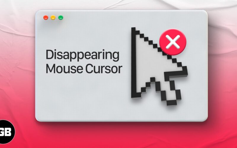 Mouse cursor disappears on mac