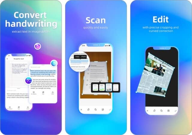 FP Scanner document scanner app for iPhone