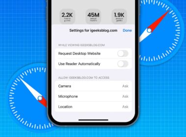 How to manage website settings in safari on iphone