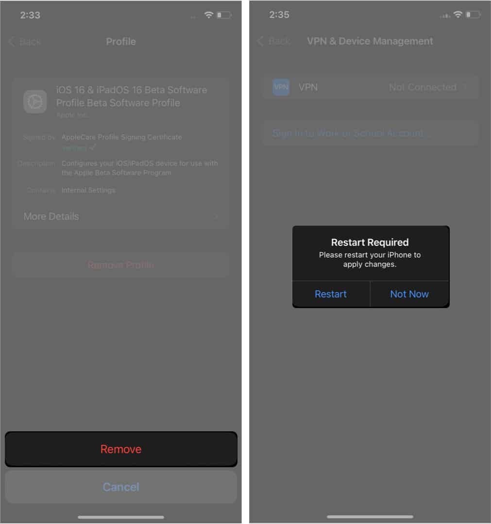 How to remove the iOS 16 beta profile from your iPhone