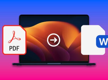 How to convert pdf to word on mac