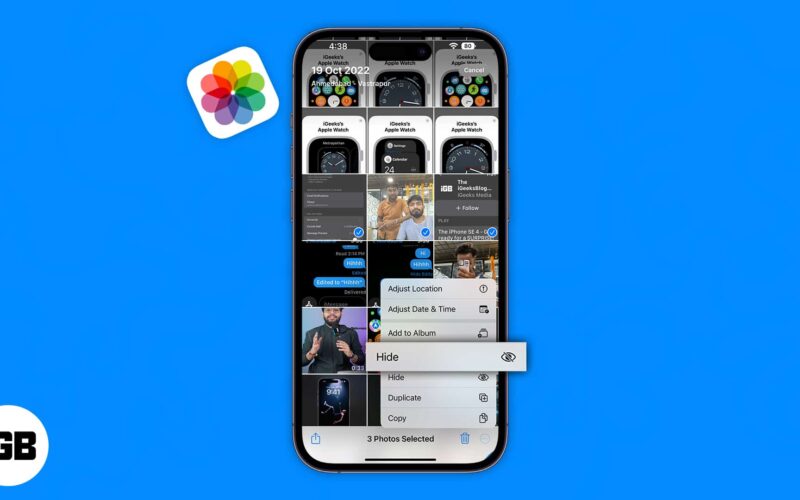 How to hide photos or videos in ios 16