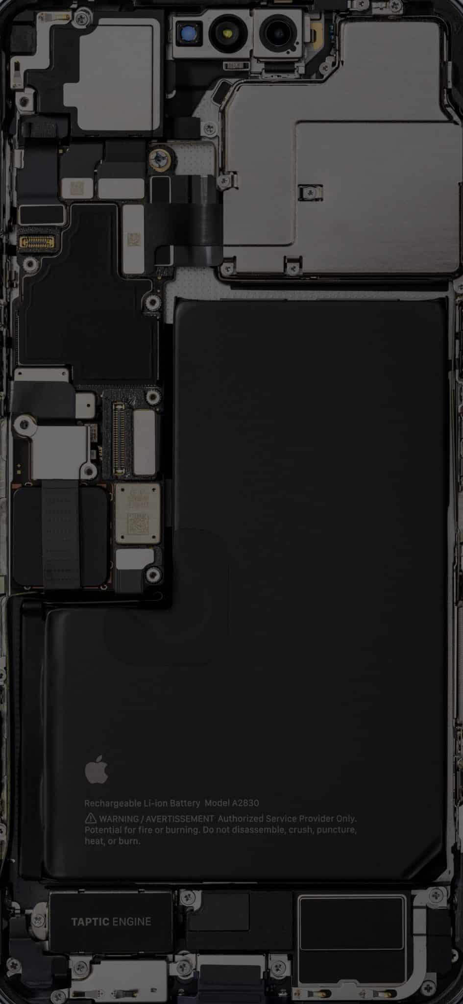 Iphone 14 pro max teardown dark scaled 1