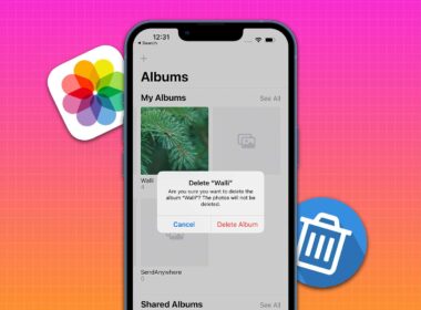 How to delete photos album in ios 16 on iphone