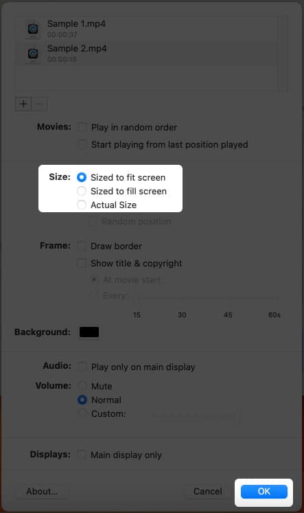 How to put a video as screensaver for macOS Ventura