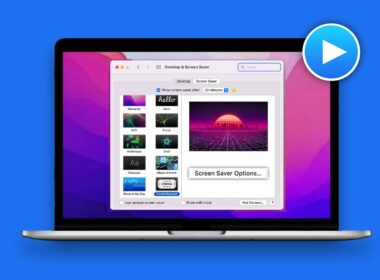 How to set a video as a screensaver on mac