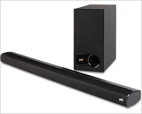 Polk Audio soundbar for Apple TV