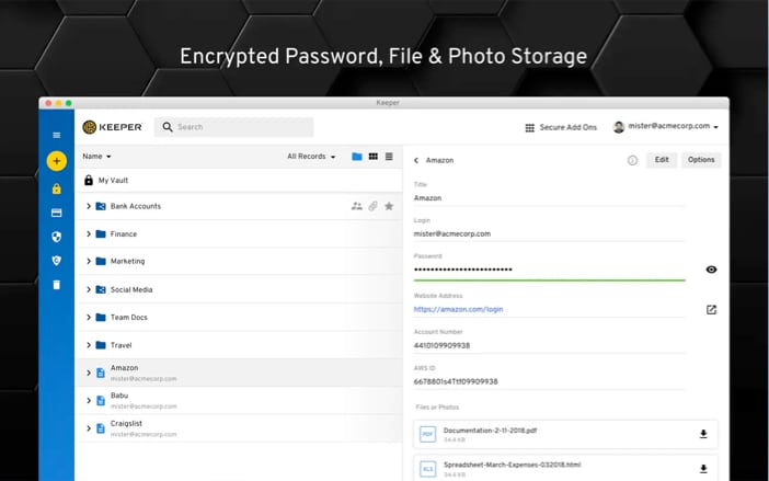 Keeper Password Manager for Mac