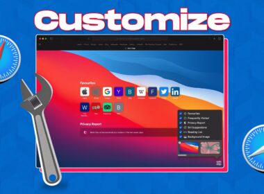 How to customize safari start page in macos ventura