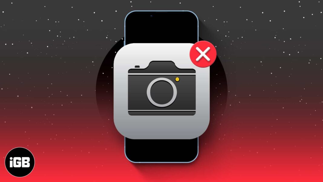 How to fix camera icon missing on iPhone or iPad