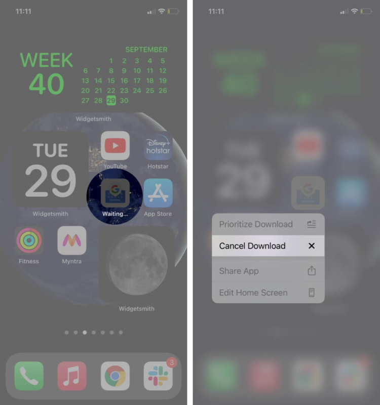 Long press on downloading app and tap on cancel download on iphone 750x800 1