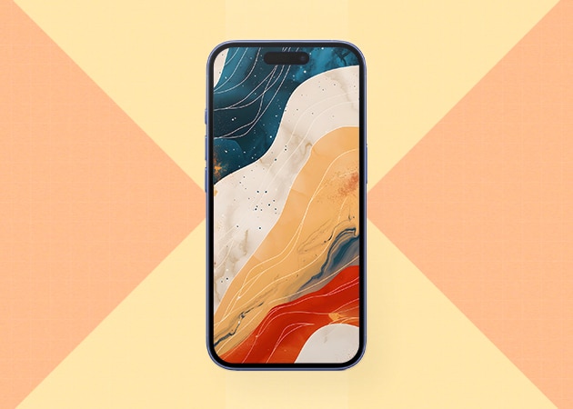 Abstract pattern wallpaper for iPhone