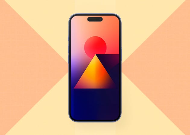 Cool geometric abstract wallpaper for iPhone