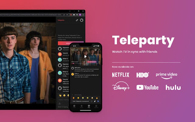 Teleparty Netfilx Extension for Chrome