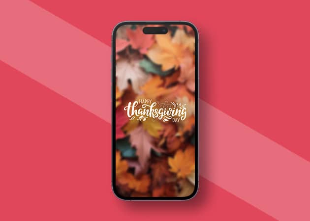 Fall season Thanksgiving aesthetic wallpaper