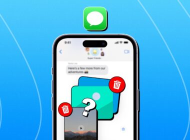 How to delete pictures and videos from messages app on iphone