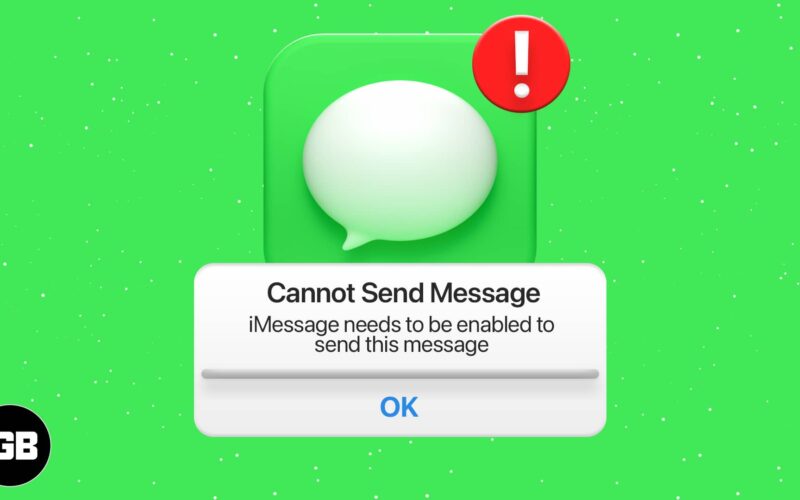 Imessage needs to be enabled to send this message how to fix this problem