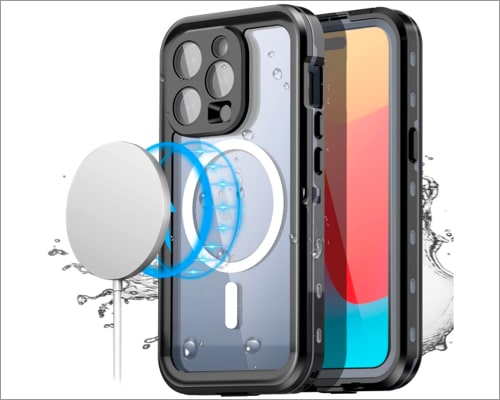  AICase Waterproof Case for iPhone 15 Pro