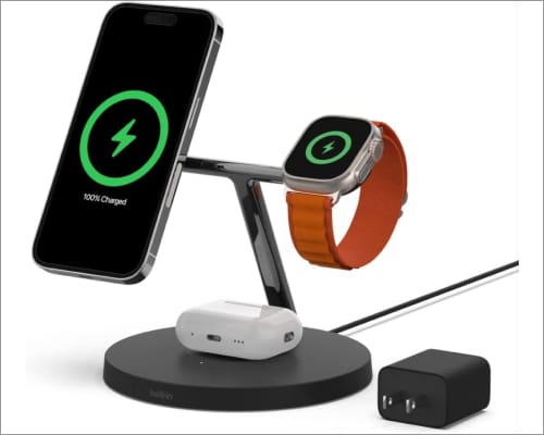 Belkin MagSafe 3-in-1 Wireless Charging Stand