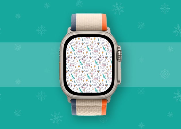 Best Christmas stickers Apple Watch faces