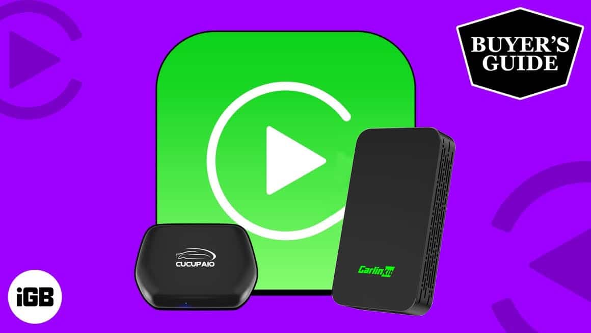 Best wireless CarPlay adapters