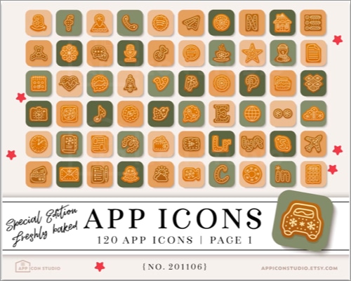 Christmas Aesthetic App Icons