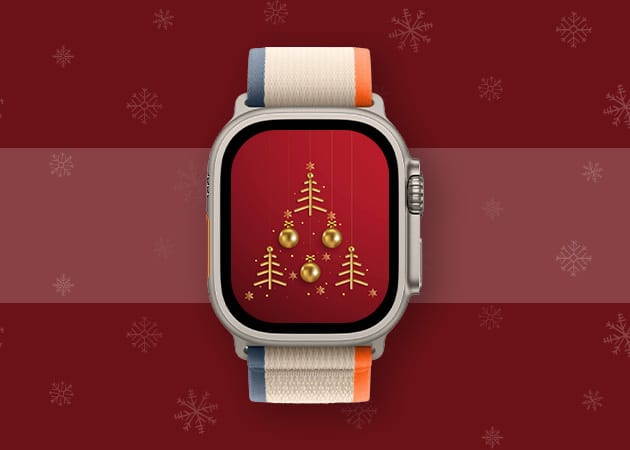 Christmas tree Apple Watch face
