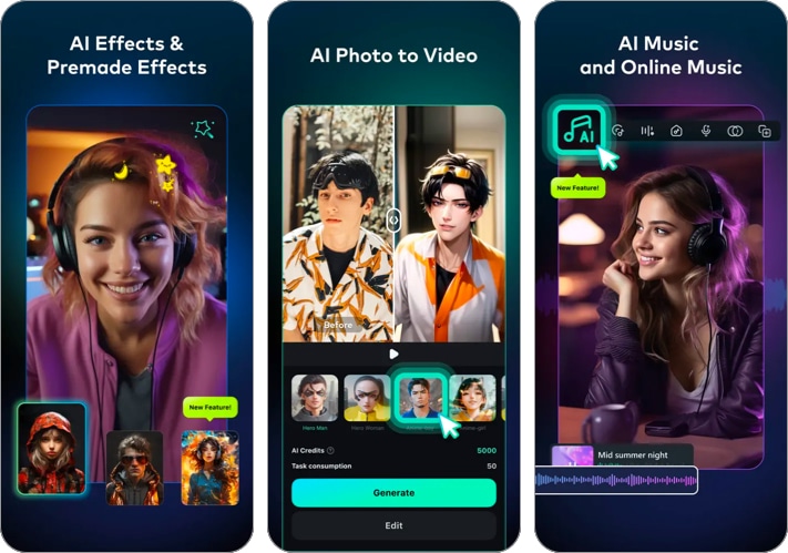 Filmora best video editing app for iPhone and iPad