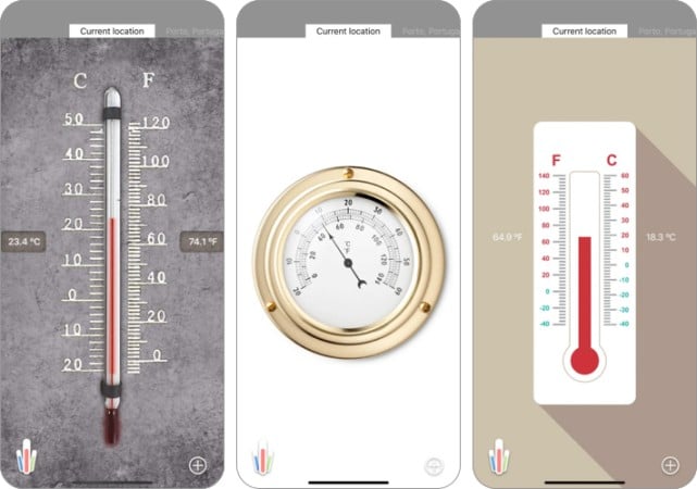 HD Thermometer iPhone App Screenshot