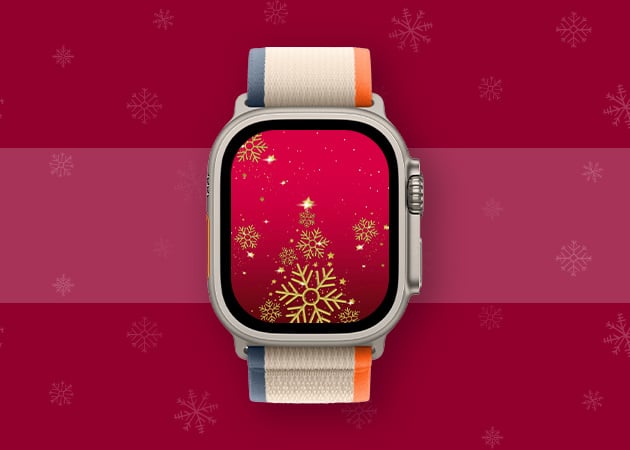Holiday New Year abstract Apple Watch face