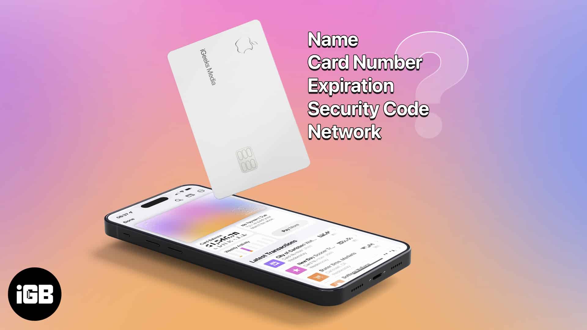 How to find apple card number and details iphone ipad mac apple watch