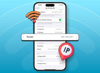 How to find router ip address from iphone ipad