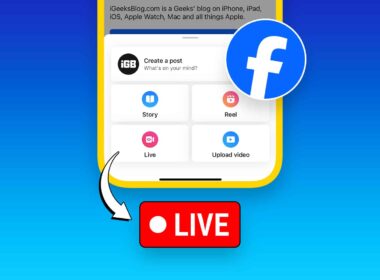 How to go live on facebook on iphone ipad