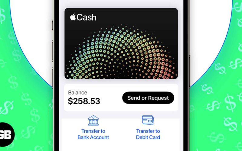 How to transfer apple cash to bank account or debit card