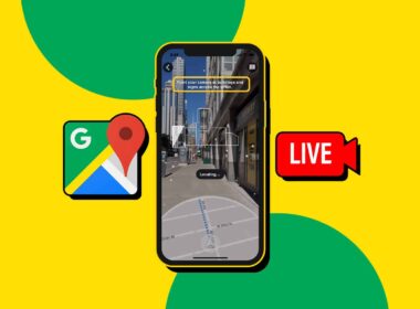 How to use live view in google maps on iphone