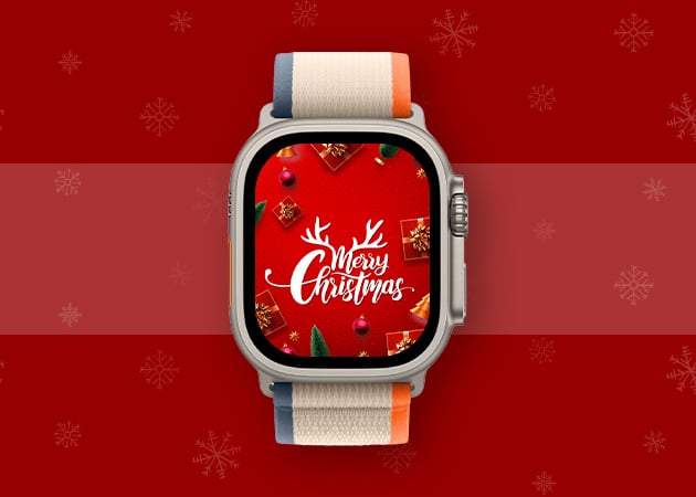 Merry Christmas Apple Watch face