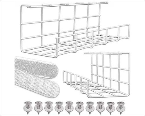 Scandinavian under-desk tray best cable management accessories for Mac