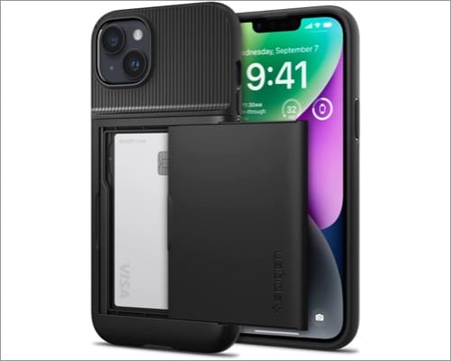 Spigen Slim Armor CS Designed for iPhone 14 Case - Black