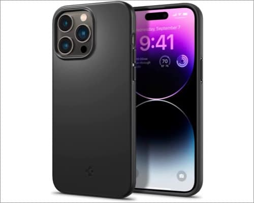 Spigen thin fit designed case for iPhone 14 and 14 Pro 