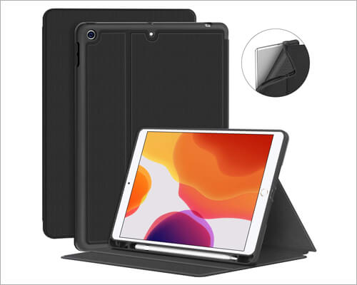 Supveco Folio Case for 2019 iPad 10.2 Inch