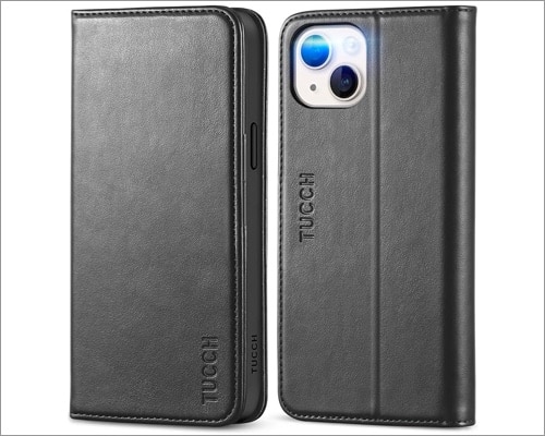 TUCCH best iPhone 15 Plus folio case