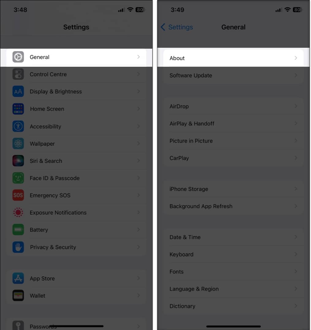 Update carrier settings on iPhone