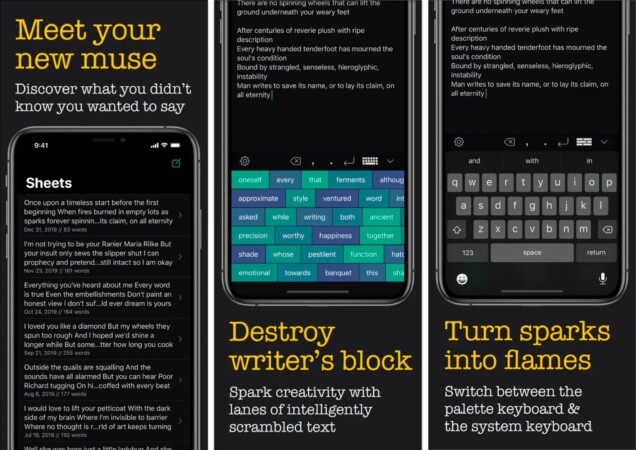 WordPalette Writing App for iPhone and iPad