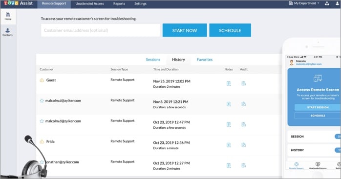 Zoho assist mac remote desktop app