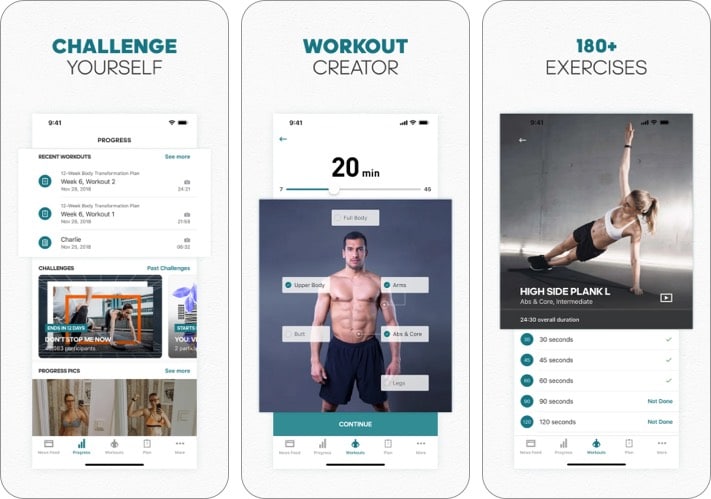 Adidas apple fitness alternative screenshot