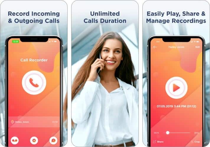 call recorder icall iphone app screenshot