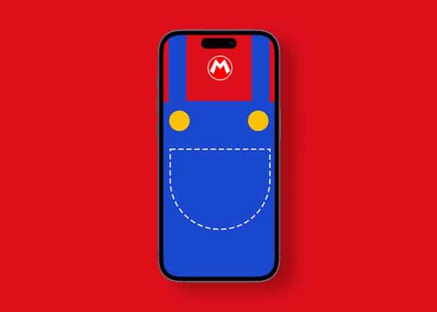 Crafty Mario uniform HD iPhone wallpaper